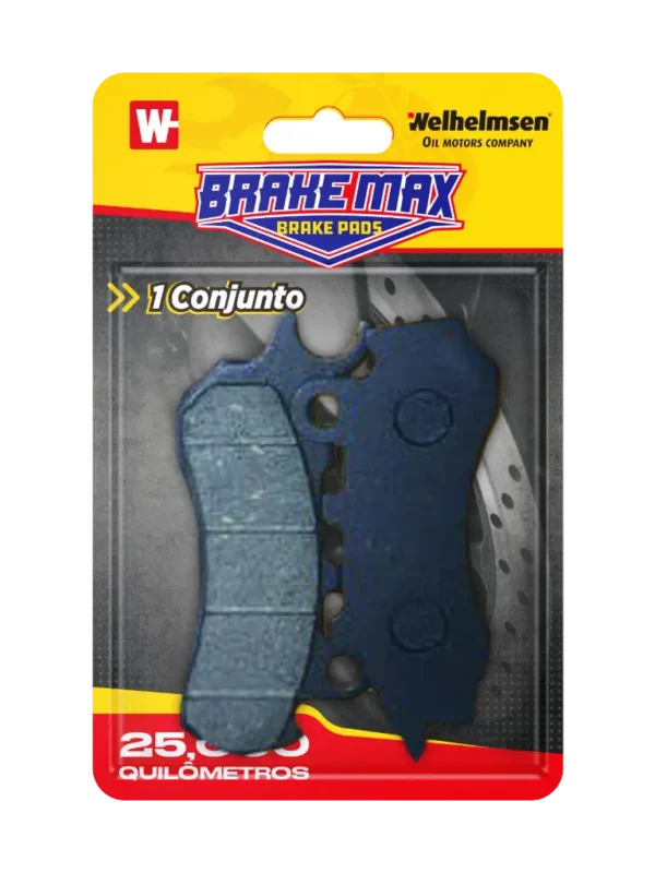 Pastilha de Freio Dianteira Brakemax para Honda Titan, A - Lander Ate, Xtz, Tenere, Suzuki, Yes, Shineray
