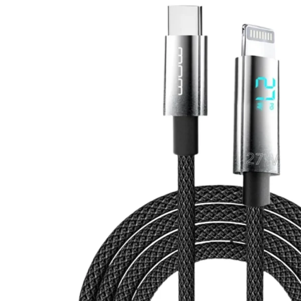 Cabo USB-C para Lightning 27W WUW X215 1m Carregamento Rápido