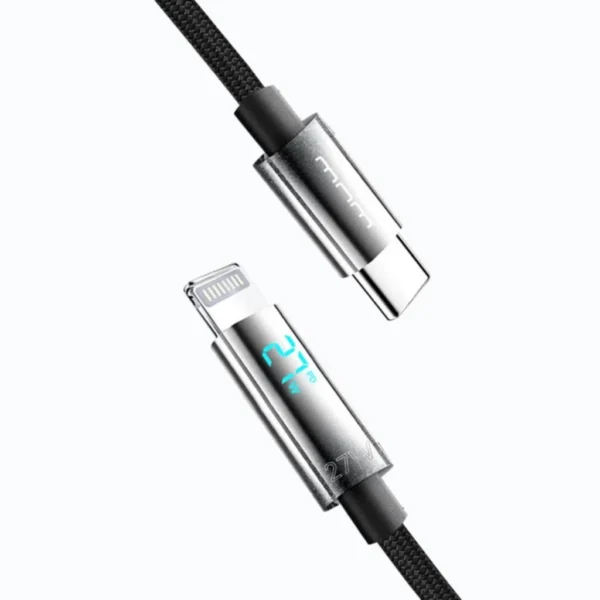 Cabo USB-C para Lightning 27W WUW X215 1m Carregamento Rápido