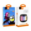 Caixa de Som Bluetooth Portátil WUW R213 LED RGB