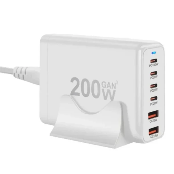 Carregador GaN 200W WUW C214 USB-C Power Delivery