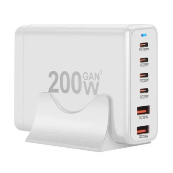 Carregador GaN 200W WUW C214 USB-C Power Delivery