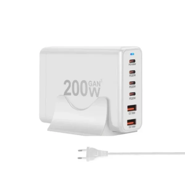 Carregador GaN 200W WUW C214 USB-C Power Delivery