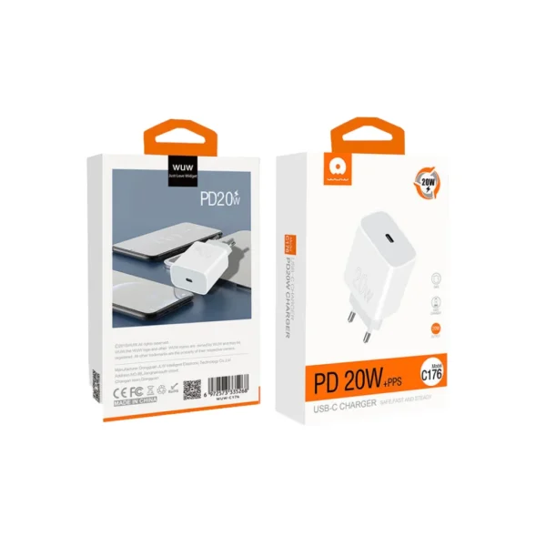 Carregador USB WUW C176 Bivolt Branco