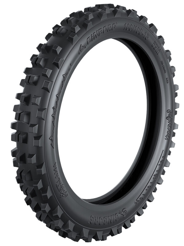 Pneu Cinborg Dalama 2.75-17 47M Traseiro com Câmara para Moto Trail