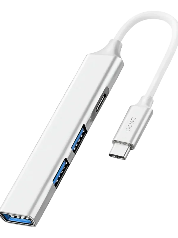 Hub USB-C 4 Portas USB 3.0 WUW X236 Adaptador Tipo C