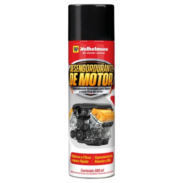 Limpa Motor Desengraxante Welhelmsen 550ml Spray Automotivo