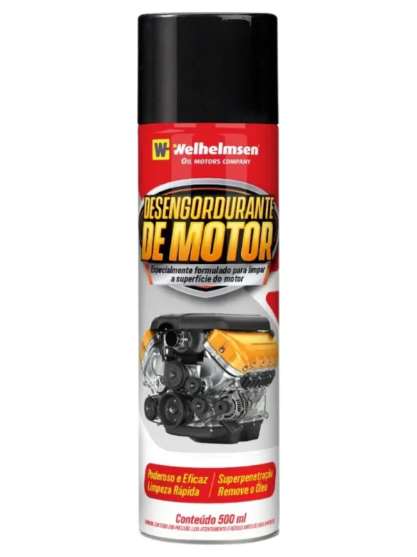 Limpa Motor Desengraxante Welhelmsen 550ml Spray Automotivo