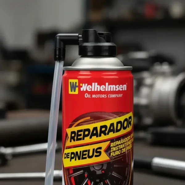 Reparador de Pneu Welhelmsen 450ml Enche e Veda Emergência